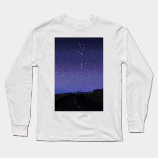 Purple Stargazing Long Sleeve T-Shirt